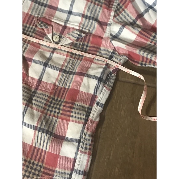 Eddie Bauer Mens Plaid Flannel Shirt Long Sleeve Button Down Casual Workwear - Picture 5 of 7